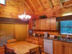 Whitetail Ridge- dining -north Georgia cabin rental